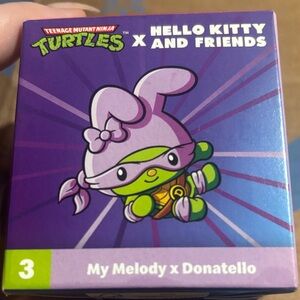 Hello Kitty My Melody x Donatello Action Figure - Pink and Green